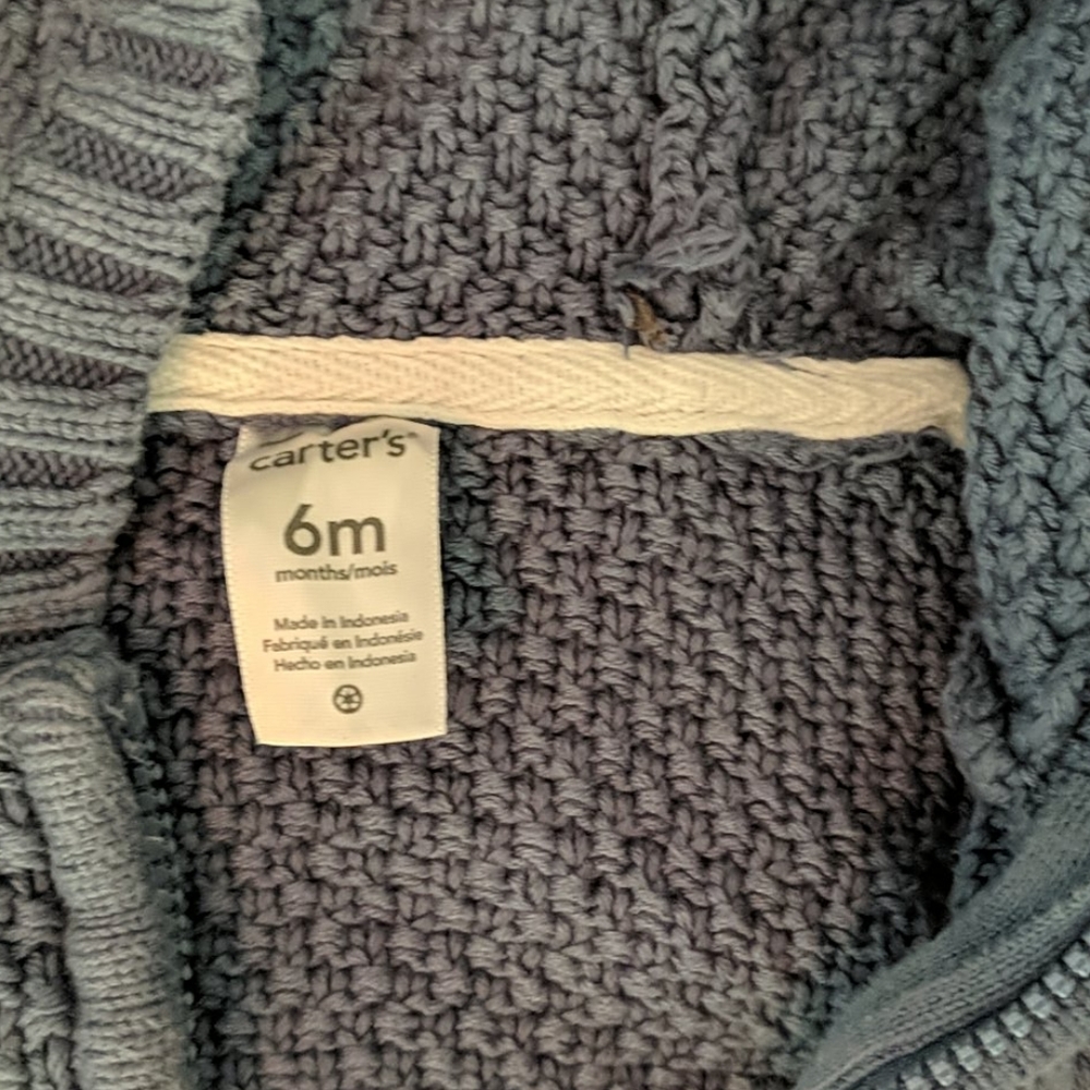 Baby knit hoodie 6 months - Picture 2 of 3